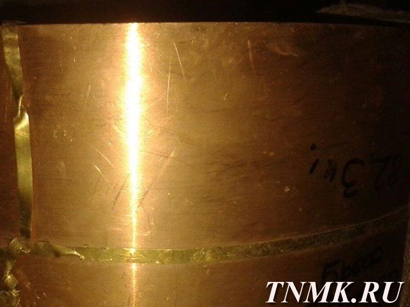 Фольга бронзовая 0.3х100 БрКМц3-1