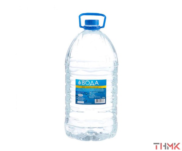 Дистиллированная вода УАК 5 л бутылка